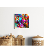 Printable abstract color stains wall art. Painting made with modern A.I software - $7.99