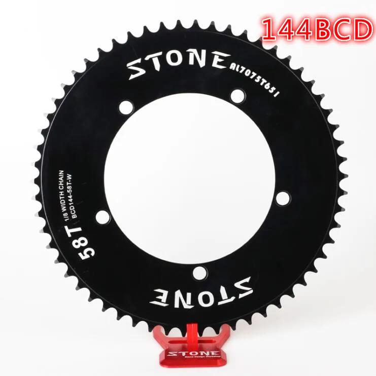 Stone 144 BCD chainring fixed gear track fixie bike Round single 42T 46T 48T 50T - £180.46 GBP