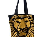 Disney The Lion King Shopping Cloth Bag With Handles Yellow 12.5 by 14 inch - $11.78