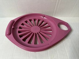 Vintage 4 Plastic Dark Pink Frem Corp 813-1 Paper Plate Cup Holders Picn... - $214.92 MXN