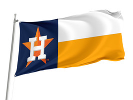 Flag 3x5 outdoor, Houston Astros MLB ,Size -3x5Ft / 90x150cm, Garden flags - £23.76 GBP