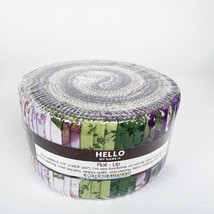 &quot;Avery Hill&quot; Robert Kaufman Cotton Jelly Roll Ups Quilts Fabric 40 Strips 2.5&quot; - £38.94 GBP