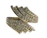 .30 Unisex Cluster ring 10kt Yellow Gold 384558 - $299.00