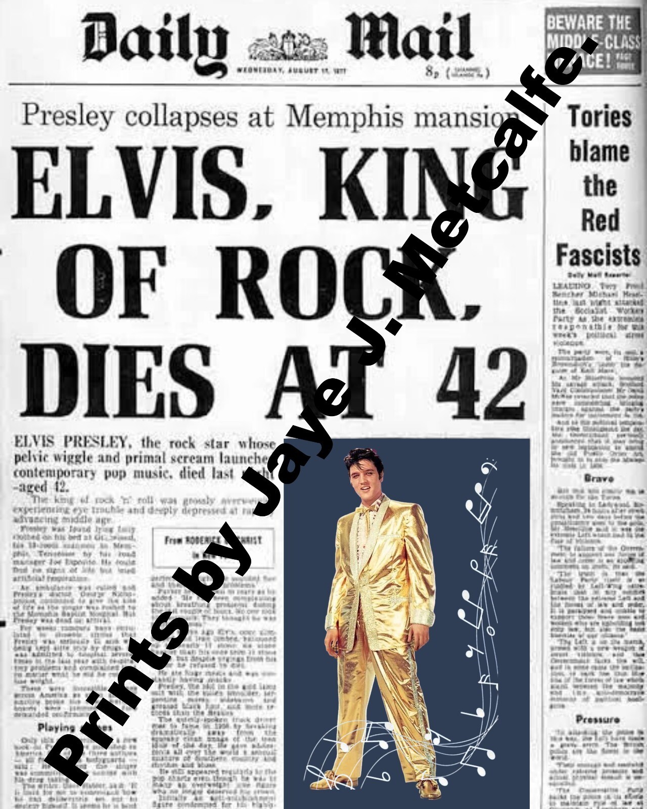 Elvis Presley Rare vintage 8X10 Print. - £15.02 GBP