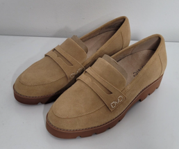 Vionic Cheryl II Womens Shoes 7 Loafers Sand Tan Suede Slip On Arch Supp... - $79.99