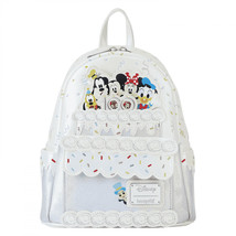 Disney 100 Years Celebration Cake Mini Backpack by Loungefly White - £68.42 GBP