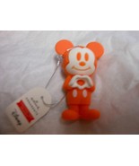 Hallmark &quot;Orange &amp; White Mickey Mouse&quot; Silicone Ornament NEW 3&quot;H - $227.69 MXN