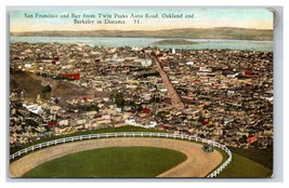 View From Twin Peaks Auto Road San Francisco CA UNP DB Postcard V3 - $5.89