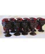 Vintage Avon 1876 Cape Cod Ruby Red Mini Cordial Wine Goblet 4 1/2&quot; - $10.97 CAD