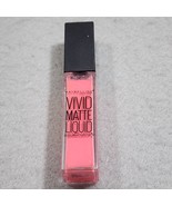 Maybelline New York 15 PINK CHARGE Vivid Matte Liquid ColorSensational NEW - $103.40 MXN