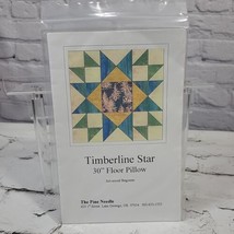 Timberline Star Quilt Pattern 30&quot; Floor Pillow The Pine Needle - £7.76 GBP