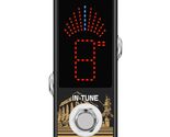 Pulse Technology IN TUNE Chromatic Tuner Pedal True Bypass Display for G... - $29.80