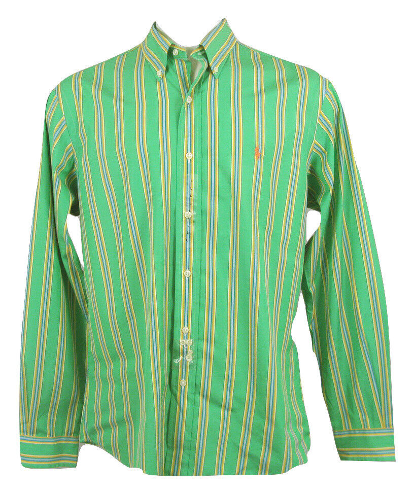 NEW Polo Ralph Lauren Colorful Striped Shirt!   Lavender Purple, Yellow ... - $44.99