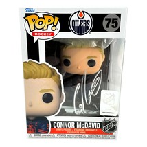 Connor McDavid Autographed Funko Pop #75 Edmonton Oilers JSA COA Signed Hockey - £1,354.01 GBP