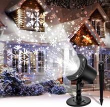Christmas Projector Lights Outdoor - Waterproof Snowflake Projector Light - $18.23