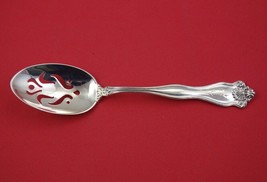 Winchester by International Sterling Silver Pierced Serving Spoon Fancy 7 7/8&quot; - £101.51 GBP