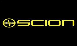 Scion Black Racing 3x5 Ft Banner Flag Car Racing Show Garage Wall Workshop - $16.99