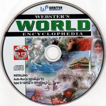 Webster&#39;s World Encyclopedia 1997 CD-ROM for Windows - NEW CD in SLEEVE - $3.98