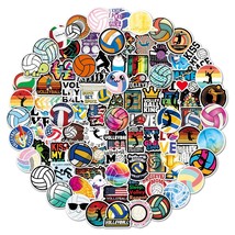 100 Pcs Volleyball Stickers,Volleyball Stickers Gifts,Volleyball Gifts F... - £9.08 GBP