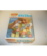 Vintage 1978 Playskool Letter Wood Blocks #226 16 Building Blocks Letters - €10,39 EUR