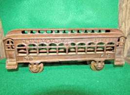 Vintage Kenton Cast Iron Train Pennsylvania Lines No 1412 Passenger Rail Car - £14.77 GBP