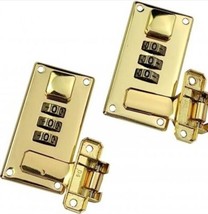 Combination Locks Set - Replacement for Briefcase Attache Case - Shiny G... - $19.99