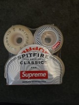 Sealed Set of 4 Supreme Spitfire Classic Wheels White 53mm (N010) - £46.74 GBP