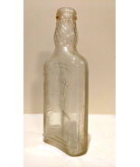 Mid Century Old Mr Boston Whiskey Bottle Embossed Vintage MA Bar Decor E... - $20.58 CAD