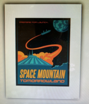 Disney Parks Space Mountain Attraction Poster Art Print 22 x 28 NEW - $58.90