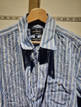 Mens Blue Harbour Long sleeve shirt Size M Multicoloured EXPRESS Shipping - $11.30