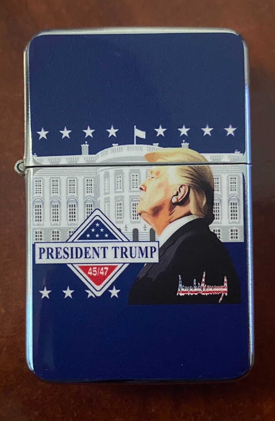 President Trump 45/47 Top Oil Lighter Wind Resistant