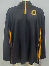 Majestic Boston Bruins Iconic Clutch Quarter-Zip Jacket, Size 3XLT - £39.96 GBP