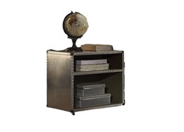 Brancaster Aluminum Nightstand: USB Charging - $8,278.13 MXN