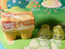 Shopkins Real Littles Glitter Brand New Snack Pack Butterscotch Twins RL-10 - £5.41 GBP