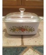 Rare Vintage Corning Ware Casserole Dish P-4-B 7x5 1/2x3&quot; Le Persil La S... - $130.75