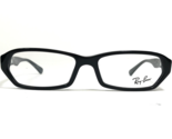 Ray-Ban Eyeglasses Frames RB5147 2000 Polished Black Rectangular 53-15-140 - £58.81 GBP
