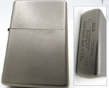 Solid Titanium Zippo 2001 Fired Rare - $820.00