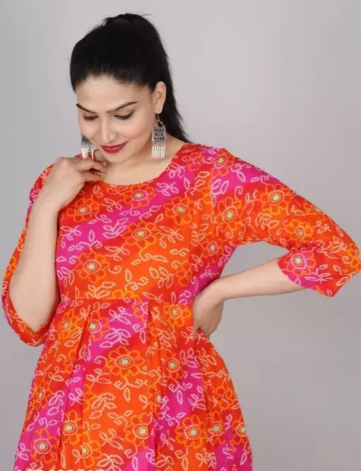 Attractive Pregnant / Maternity Women Kurti Gown Suit Easy baby Feeding ... - $38.09