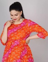 Attractive Pregnant / Maternity Women Kurti Gown Suit Easy baby Feeding Dress - £30.37 GBP