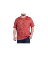 HUGO BOSS Thompson T-Shirt Mens 3XL Red Floral Crewneck Short Sleeve Cot... - €38,18 EUR