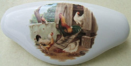 Ceramic Cabinet Drawer Pull Rooster Farm Chicken #1 - £6.72 GBP