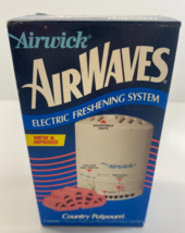 New Vintage Airwick Airwaves Electric Air Freshener System Country Potpo... - £19.66 GBP