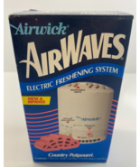 New Vintage Airwick Airwaves Electric Air Freshener System Country Potpo... - £19.54 GBP