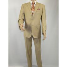 Men Renoir Suit Separate Super 140 Wool Two Button Classic Fit 508-4 Beige New image 8