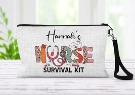 Nurse Survival Kit Bag, Personalized Nurse Gift, Accessory Pouch, Nurse Friend G - £12.48 GBP
