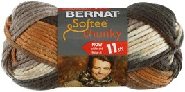 Bernat Softee Chunky Ombre Yarn-Stillness. - $15.75