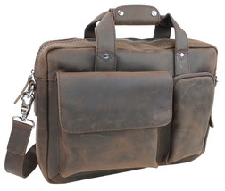 Vagarant Traveler Cowhide Leather Casual Messenger Bag L23.Vintage Distress - £140.17 GBP