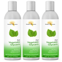 Vegetable Glycerin set of three  (6 oz), Food Grade, Kosher Pure Natural - £20.81 GBP