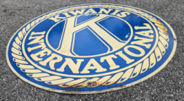 Kiwanis International Club Organization Metal Vintage Sign image 6