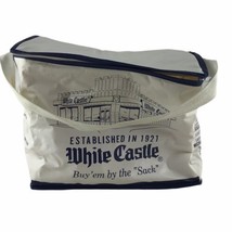 Vintage 70&#39;s White Castle Fast Food Vinyl Lunch Box Cooler Case B20 - £18.48 GBP